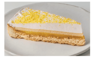 Tarta de limón hecha con queso philadelphia
