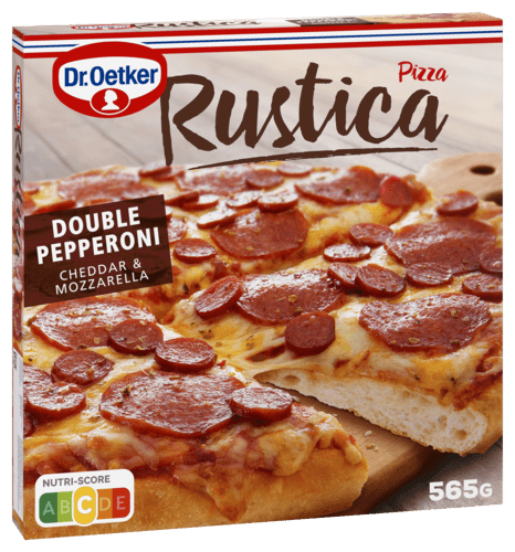 RUSTICA DOBLE PEPPERONI CHEDDAR